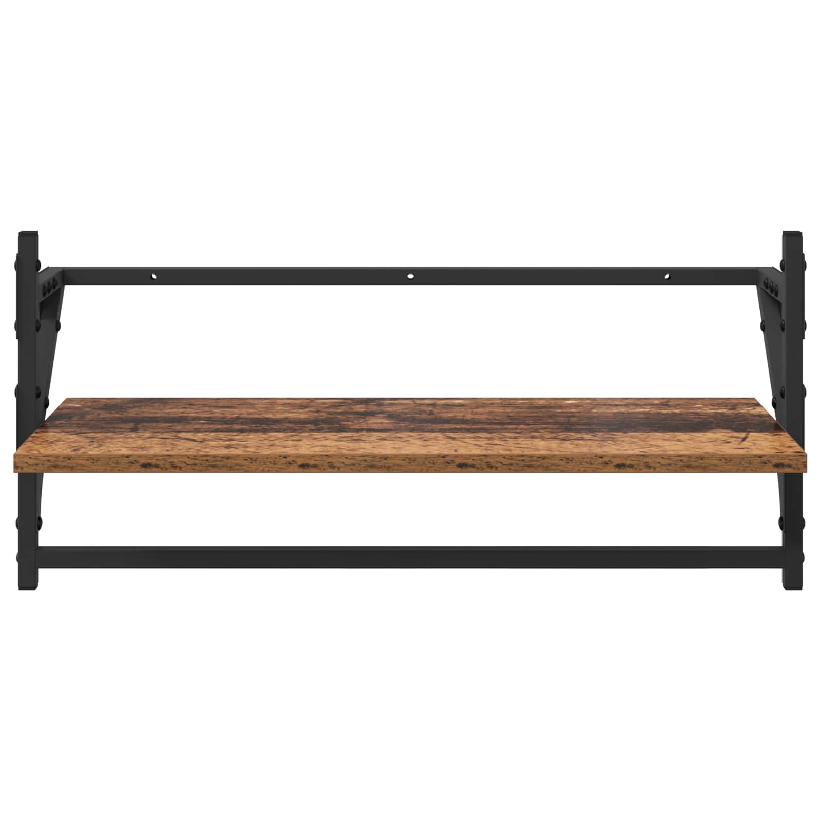 Sada nástěnných polic 6 pcs Staré dřevo 100 x 25 x 30 cm - obrázek 12