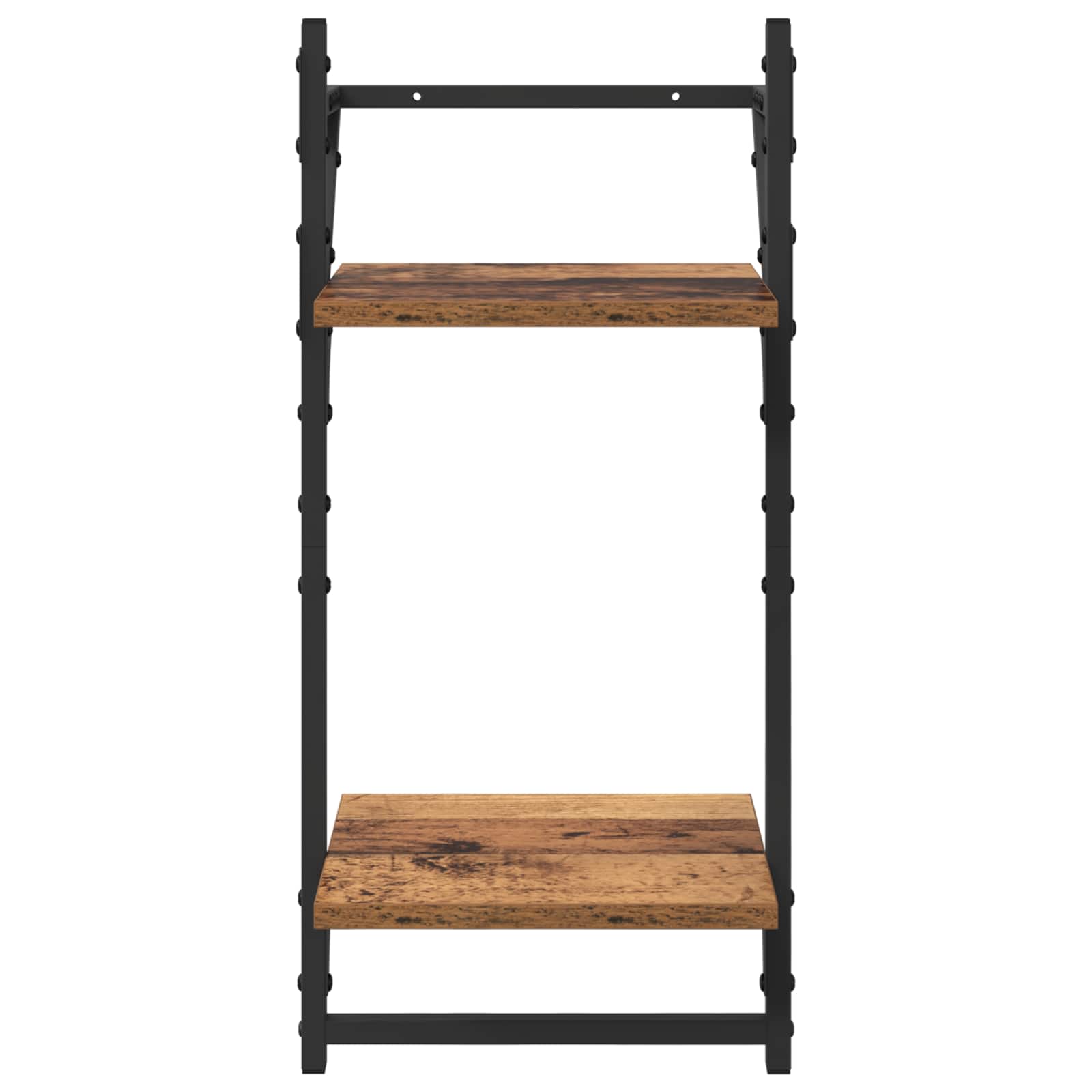 Sada nástěnných polic 6 pcs Staré dřevo 100 x 25 x 30 cm - obrázek 14
