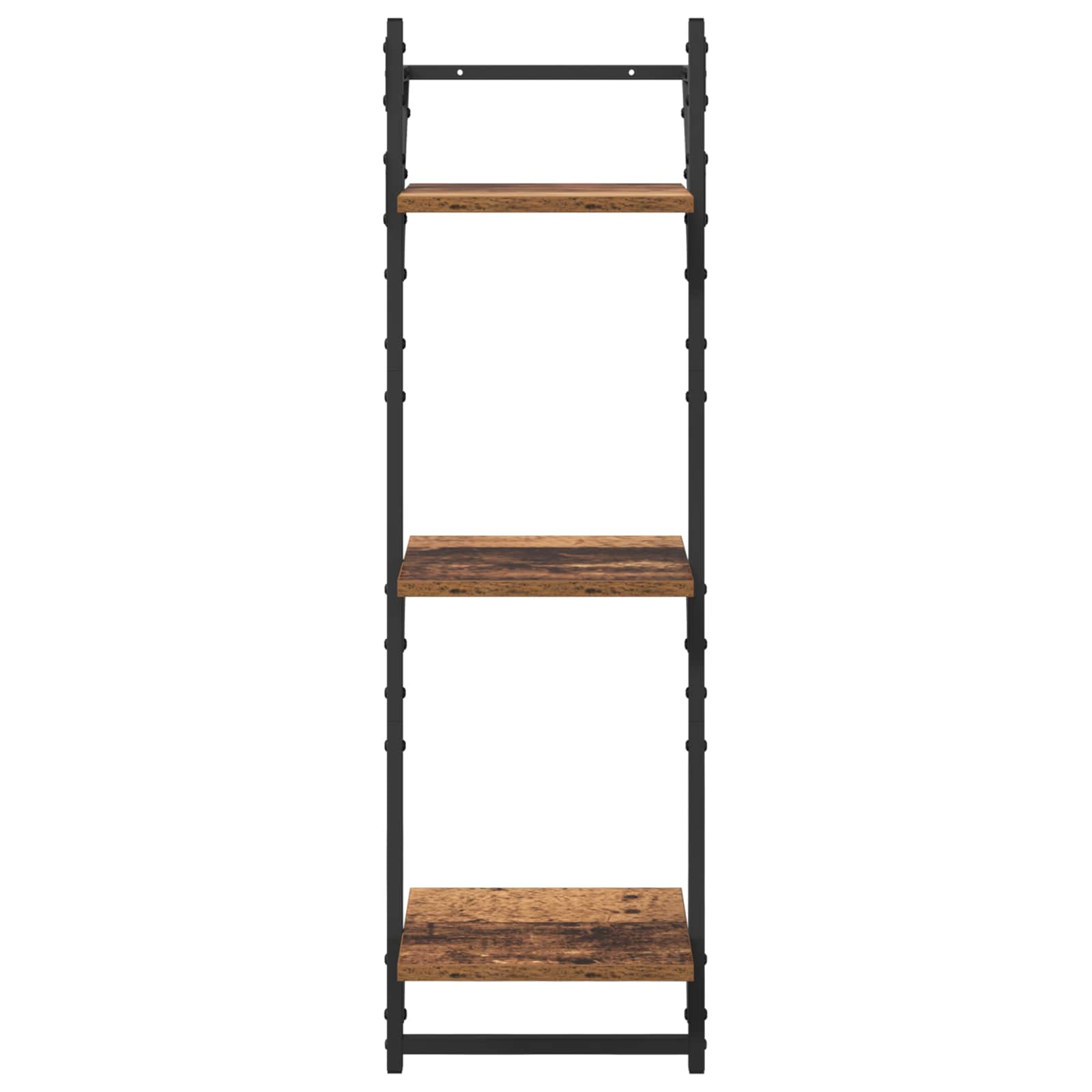Sada nástěnných polic 6 pcs Staré dřevo 100 x 25 x 30 cm - obrázek 15