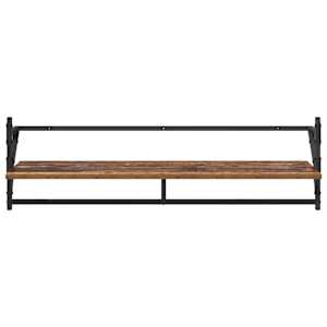 Sada nástěnných polic 6 pcs Staré dřevo 100 x 25 x 30 cm - obrázek 13