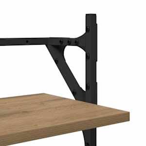 Sada nástěnných polic 6 pcs Artisanový dub 100 x 25 x 30 cm - obrázek 18