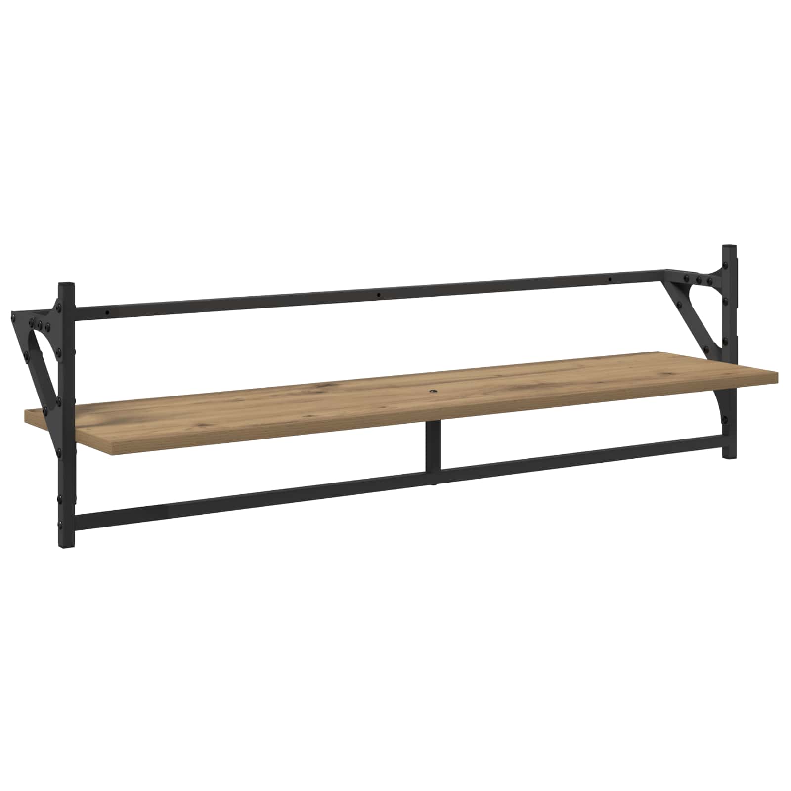 Sada nástěnných polic 6 pcs Artisanový dub 100 x 25 x 30 cm - obrázek 7