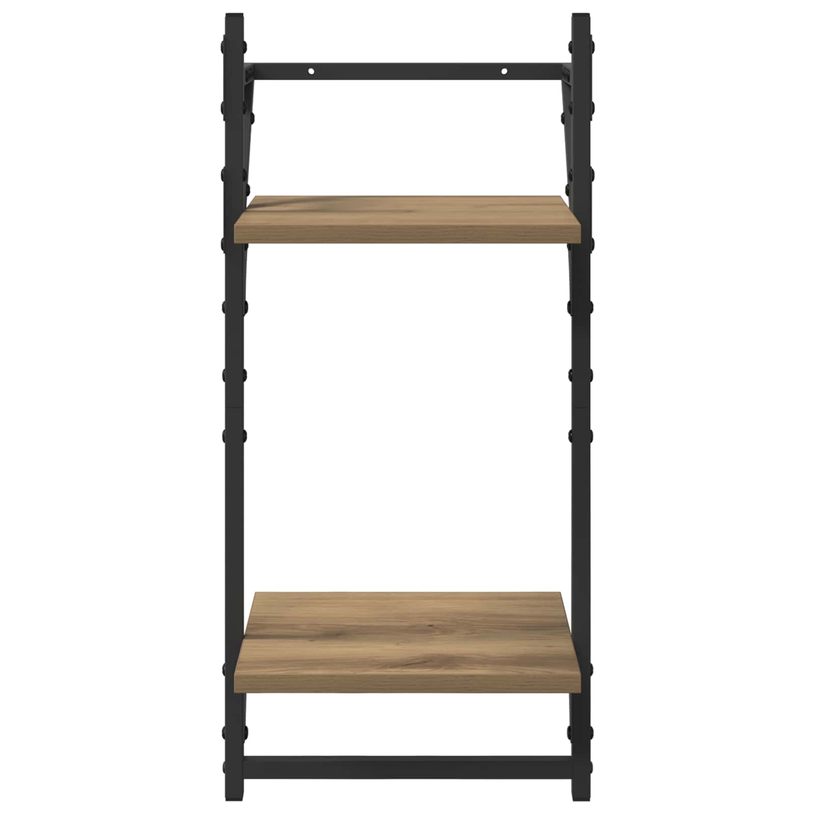 Sada nástěnných polic 6 pcs Artisanový dub 100 x 25 x 30 cm - obrázek 14