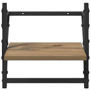 Sada nástěnných polic 6 pcs Artisanový dub 100 x 25 x 30 cm - obrázek 11
