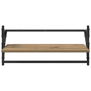 Sada nástěnných polic 6 pcs Artisanový dub 100 x 25 x 30 cm - obrázek 12