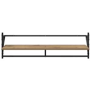 Sada nástěnných polic 6 pcs Artisanový dub 100 x 25 x 30 cm - obrázek 13