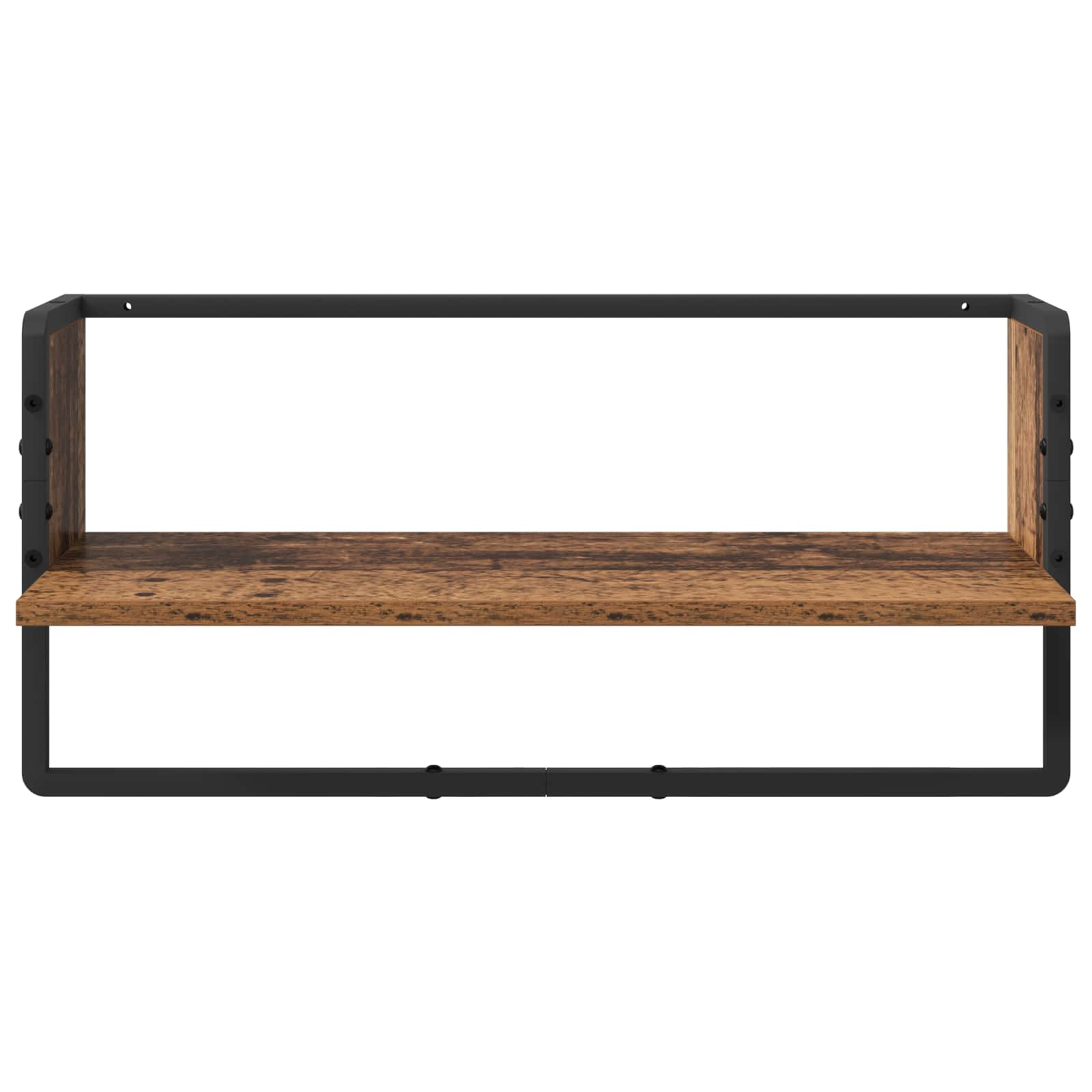 Sada nástěnných polic 4 pcs Staré dřevo 65 x 25 x 30 cm - obrázek 9