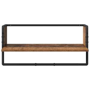 Sada nástěnných polic 4 pcs Staré dřevo 65 x 25 x 30 cm - obrázek 9