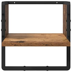 Sada nástěnných polic 4 pcs Staré dřevo 65 x 25 x 30 cm - obrázek 11