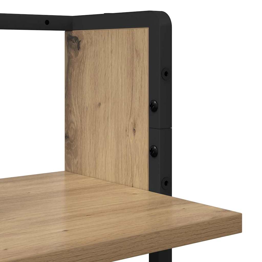 Sada nástěnných polic 6 pcs Artisanový dub 100 x 25 x 30 cm - obrázek 18
