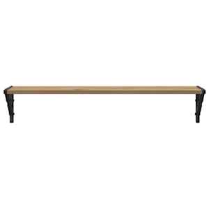 Nástěnné poličky 2 pcs Artisanový dub 80 x 15 x 15,5 cm - obrázek 6