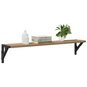 Nástěnné poličky 2 pcs Artisanový dub 80 x 15 x 15,5 cm - obrázek 3