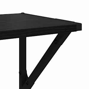 Nástěnné poličky 2 ks Černý dub 60 x 25 x 25,5 cm - obrázek 9