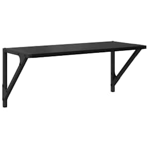 Nástěnné poličky 2 ks Černý dub 60 x 25 x 25,5 cm - obrázek 5