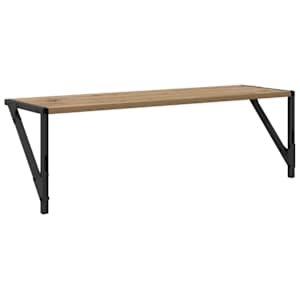 Nástěnné poličky 2 pcs Artisanový dub 80 x 25 x 25,5 cm - obrázek 8