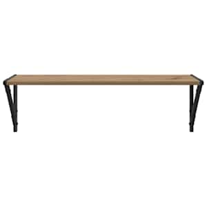 Nástěnné poličky 2 pcs Artisanový dub 80 x 25 x 25,5 cm - obrázek 6