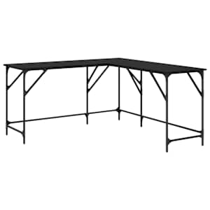 vidaXL Laud Must tamm Tehispuit 149 x 149 x 75 cm
