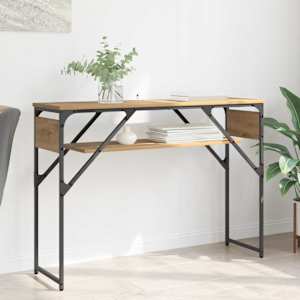 Konzolnamizica Umetni hrast 105x30x75cm Konstruiran les