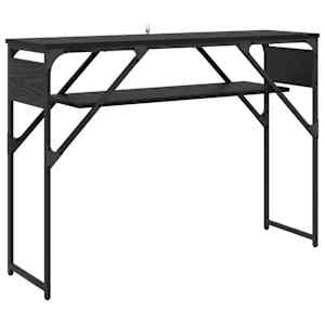 vidaXL KonsolLaud Must tamm Tehispuit 105x30x75cm