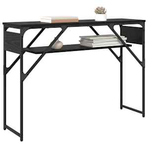 Konsole Černý dub 105x30x75cm kompozitní dřevo - obrázek 3