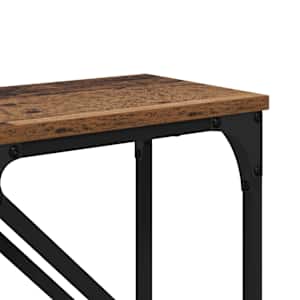 Konzolový stolek 2 pcs Staré dřevo 100 x 28 x 75 cm - obrázek 8