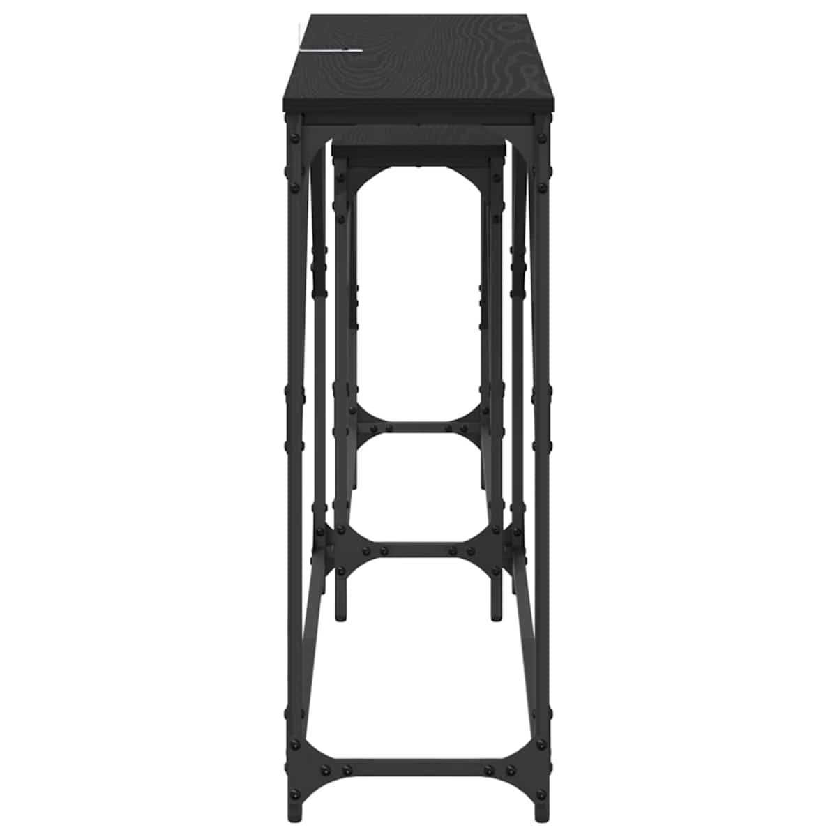Konsolbord 2 stk. 100 x 28 x 75 cm Konstrueret træ - Billede 6
