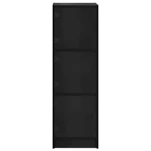 Vysoký bufet Černý dub 35 x 37 x 109 cm kompozitní dřevo - obrázek 6