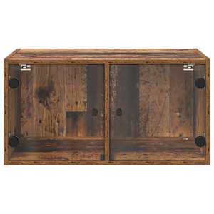 Nástěnná skříňka Staré dřevo 68 x 37 x 35 cm kompozitní dřevo - obrázek 6