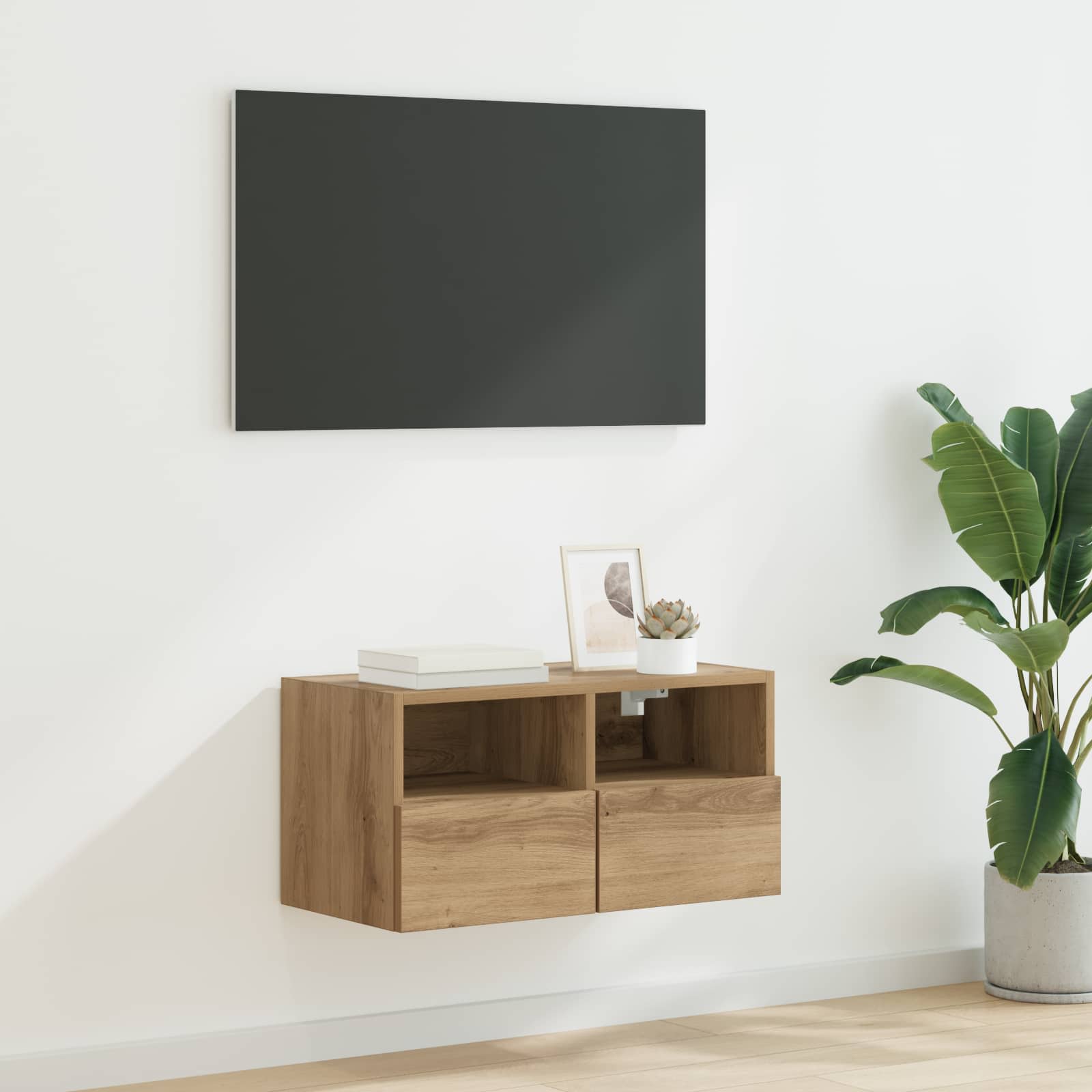 TV-seinäkaappi Artisan tammi 60 x 30 x 30 cm Tekninen puu