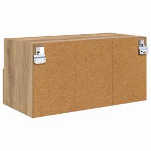 Skříňky na TV zeď Nástěnný 2 pcs Artisanový dub 60 x 30 x 30 cm - obrázek 9