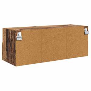 Skříňky na TV zeď Nástěnný 2 pcs Staré dřevo 80 x 30 x 30 cm - obrázek 9