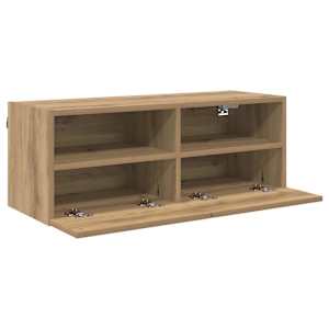 Skříňky na TV zeď Nástěnný 2 pcs Artisanový dub 80 x 30 x 30 cm - obrázek 6