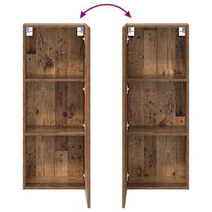 TV wall cabinet Staré dřevo 40,5 x 30 x 102 cm kompozitní dřevo - obrázek 12