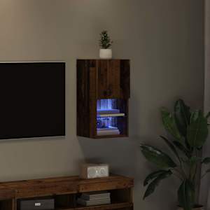 Nástěnná TV skříň Nástěnný Staré dřevo 30,5 x 30 x 60 cm - obrázek 5
