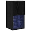 vidaXL Seinale paigaldatav TV kapp 30,5 x 30 x 60 cm Must tamm