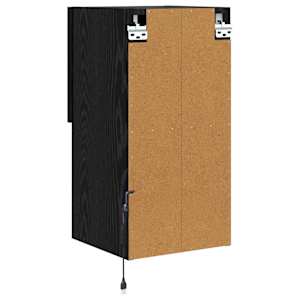 Nástěnná TV skříň Černý dub 30,5 x 30 x 60 cm kompozitní dřevo - obrázek 11