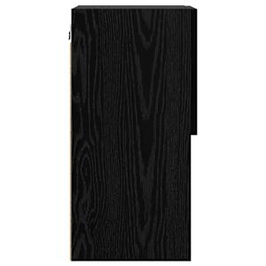 Nástěnná TV skříň Černý dub 30,5 x 30 x 60 cm kompozitní dřevo - obrázek 10