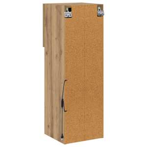 Nástěnná TV skříň s LED Artisanový dub 30,5 x 30 x 90 cm - obrázek 11