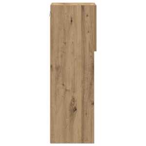 Nástěnná TV skříň s LED Artisanový dub 30,5 x 30 x 90 cm - obrázek 10