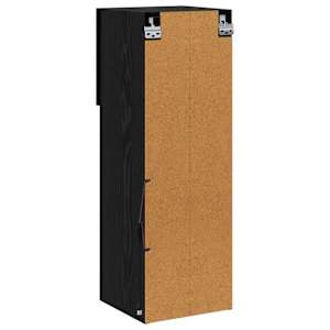 Nástěnná TV skříň Černý dub 30,5 x 30 x 90 cm kompozitní dřevo - obrázek 11