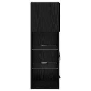 Nástěnná TV skříň Černý dub 30,5 x 30 x 90 cm kompozitní dřevo - obrázek 9