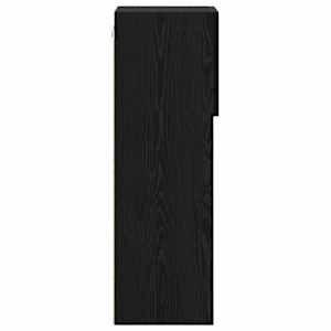 Nástěnná TV skříň Černý dub 30,5 x 30 x 90 cm kompozitní dřevo - obrázek 10