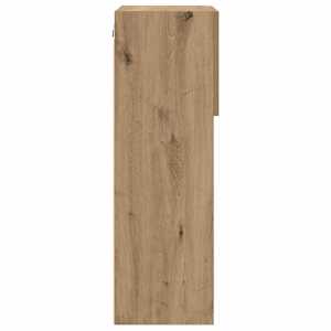 Nástěnná TV skříň s LED Artisanový dub 40,5 x 30 x 90 cm - obrázek 10