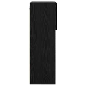 Nástěnná TV skříň Černý dub 40,5 x 30 x 90 cm kompozitní dřevo - obrázek 10