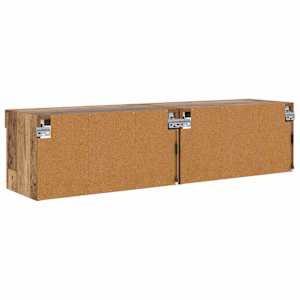 Sestava TV skříněk s LED 2 pcs Staré dřevo 60 x 30 x 30 cm - obrázek 9