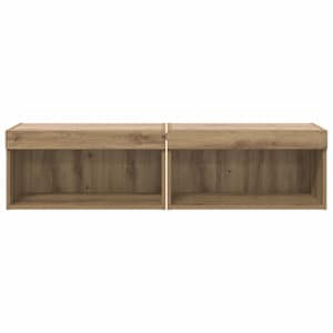 Sestava TV skříněk s LED 2 pcs Artisanový dub 60 x 30 x 30 cm - obrázek 7