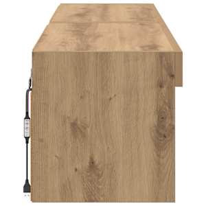 Sestava TV skříněk s LED 2 pcs Artisanový dub 60 x 30 x 30 cm - obrázek 8
