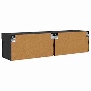 Sestava TV skříněk s LED 2 pcs Černý dub 60 x 30 x 30 cm - obrázek 9