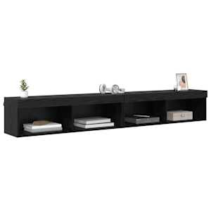 Sestava TV skříněk s LED 2 pcs Černý dub 100 x 30 x 30 cm - obrázek 3