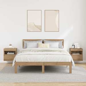 Skříňky na TV zeď s LED 2 pcs Artisanový dub 40 x 30 x 40 cm - obrázek 5